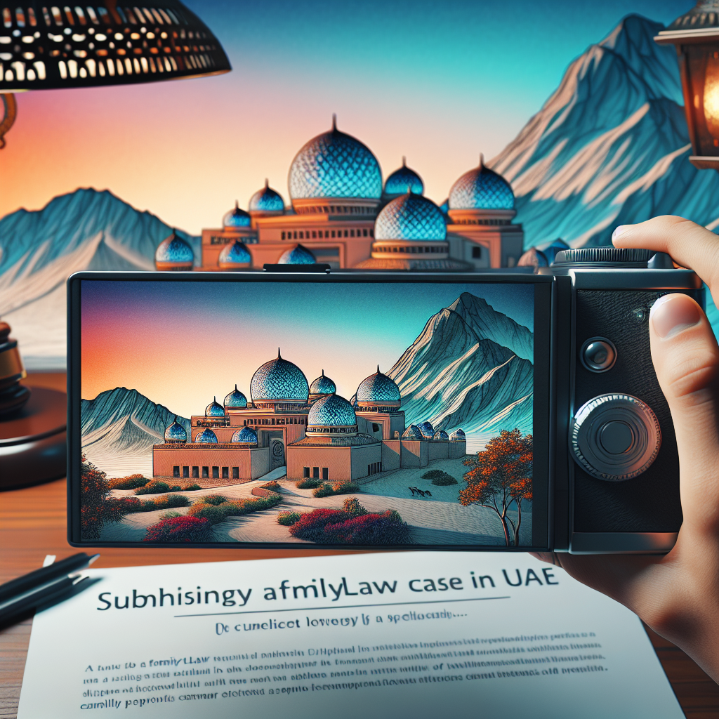 Step-by-Step Guide to Submitting a Family Law Case Petition in UAE