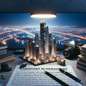 Does the landlord have the right to notify the tenant of the increase one week before the end of his contract according to UAE law?