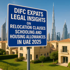 Dubai International Financial Centre skyline symbolizing UAE expat employment compliance