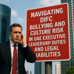 DIFC business leaders reviewing anti-bullying compliance strategy in modern office