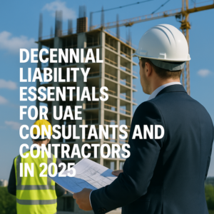 Skyline view of UAE high-rise buildings under construction reflecting enduring structures and risk management