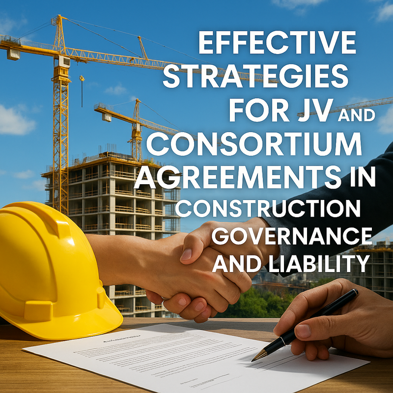 UAE construction legal team reviewing JV and consortium agreements