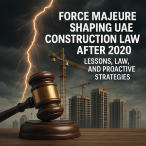 Legal analysis of force majeure in UAE construction law post-2020 with compliance checklist.