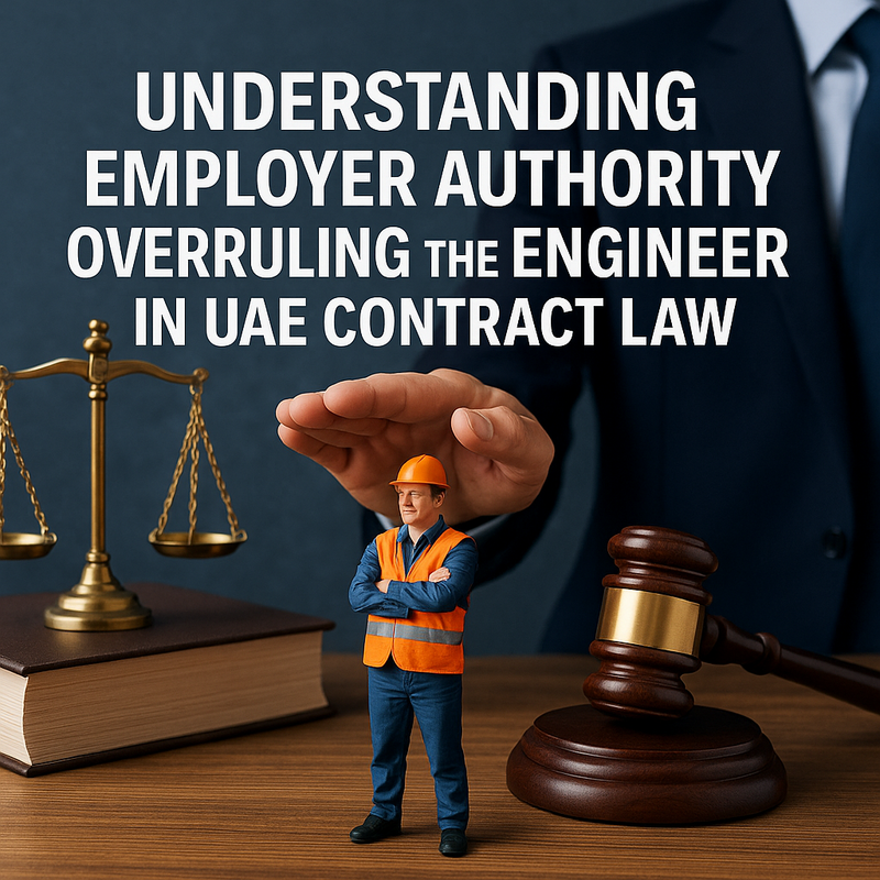 Employer and engineer reviewing UAE construction contract documents
