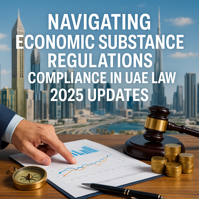UAE legal consultant advising businesses on Economic Substance Regulations compliance.