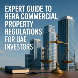 Table showing RERA commercial property requirements and legal updates for Dubai investors