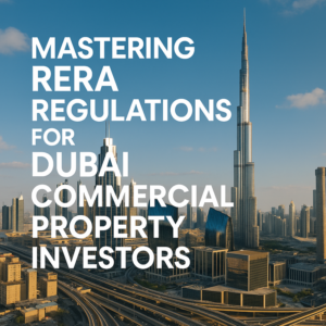 Modern Dubai skyline with prominent commercial properties in daylight
