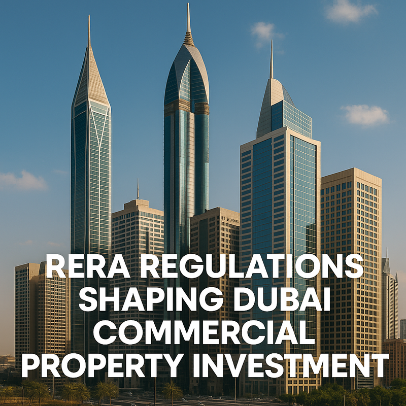 Dubai skyline with commercial properties reflecting RERA regulated real estate market