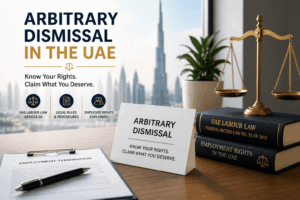 Arbitrary dismissal UAE employee termination meeting